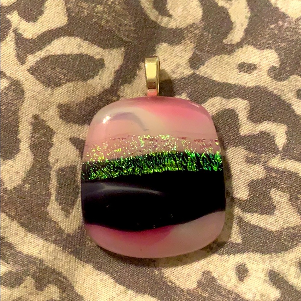Handmade One of a Kind Glass Pendant